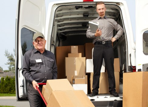 Commercial removal service for a Harringay business move