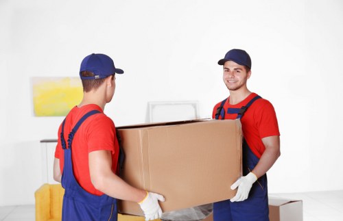 Careful packing materials used for a Harringay relocation
