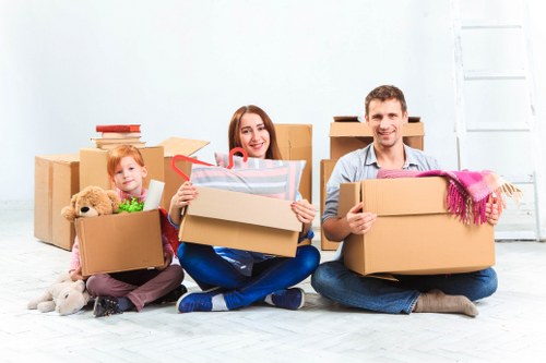Office removal team planning a move in Harringay