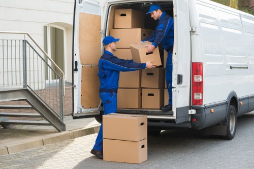 Customer complaint being recorded during a removals service review