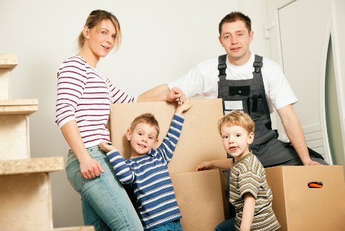 Removal team helping with a home move in Harringay