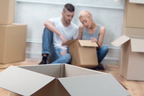 Careful handling of household items during a Harringay removals service