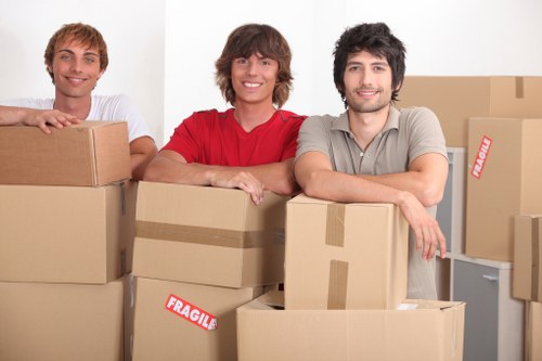 Local commercial moving team handling office furniture in Harringay
