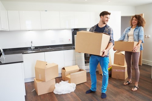 Office relocation logistics and furniture arrangement for a Harringay workspace