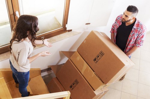 Commercial furniture pick-up for offices and shops in Harringay