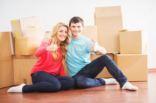 Packing and moving support for a Harringay property move